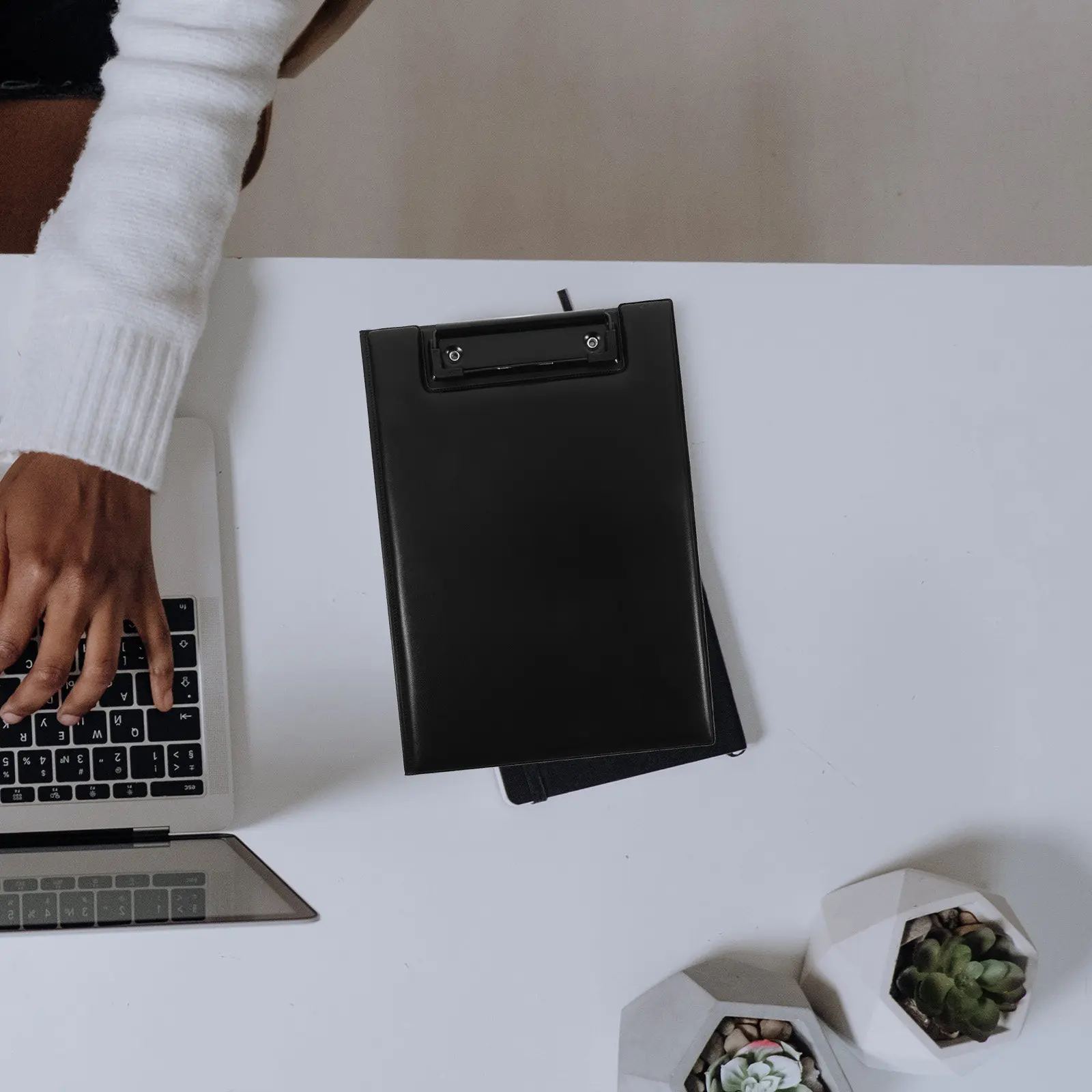 

Clipboard File Organizer PU Surface Writing Board Office Business Trip Classroom Document Storage Professional File Management