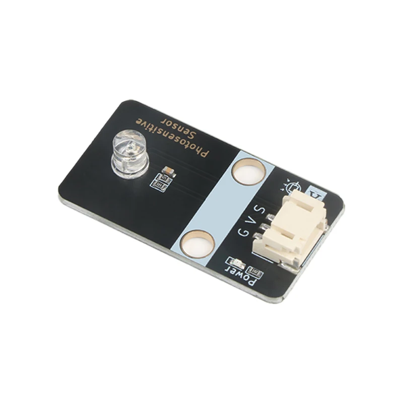 Photoresistor sensor module, brightness light detection sensor, photometric sensing compatible with Lego for esp32 microbit ardu