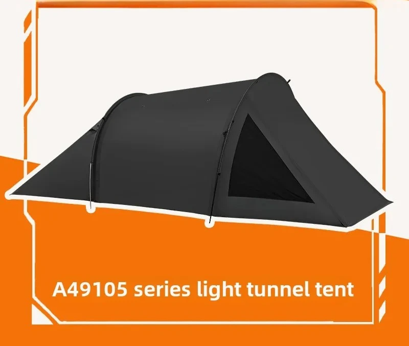 Double Tunnel Tent Multifunctional Waterproof Sunscreen Large Space Motorcycle Travel Tent