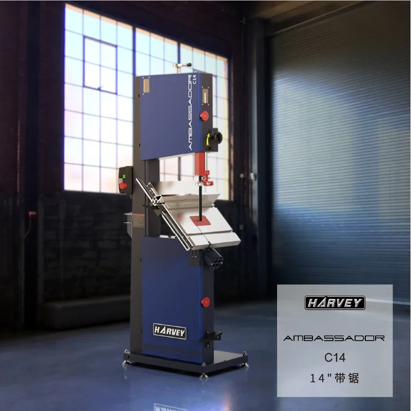 14 Ambassador Series Blue C14 Band Saw Professional Woodworking Cutting Machine Tools