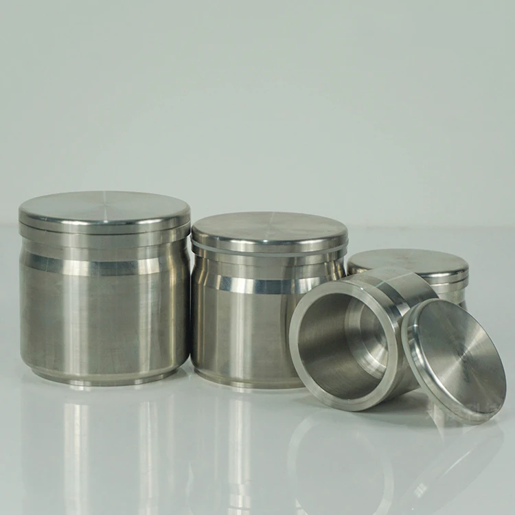 Stainless Steel Ball Mill Jar 50ml - 2500ml Volume / Planetary Ball Grinding Jar