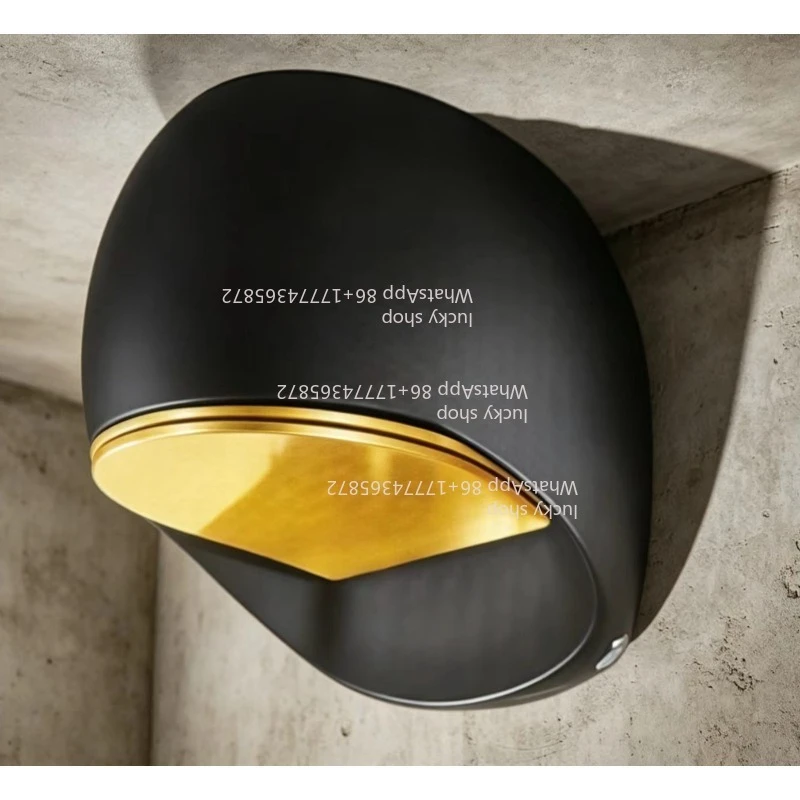 

Black and Gold Toilet Toilet Toilet, Ceramic Personalized Colored Egg Toilet, Water-saving and High-impulse, New Model.