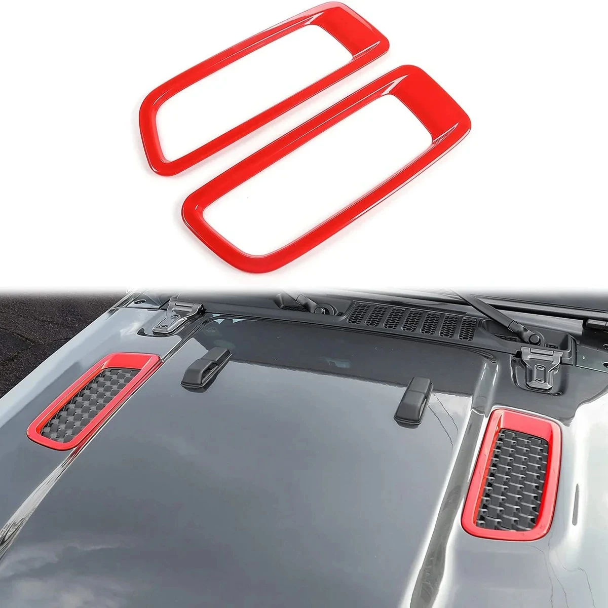 2Pcs Hood Engine Bo…