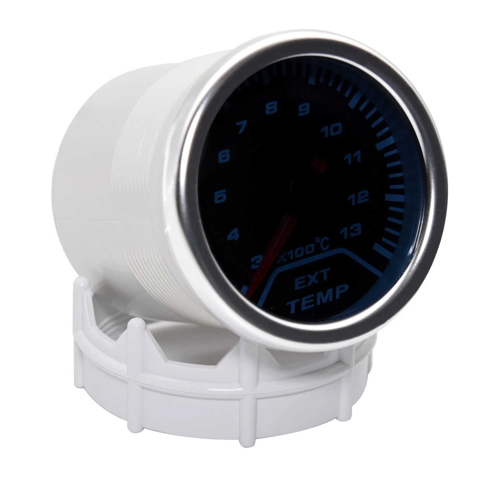 2" 52mm Car Smoke lens Exhaust Gas Temperature Gauge EGT 300-1300 Celsius ETG Gauge With sensor Car Meter for Gasoline Car 12V