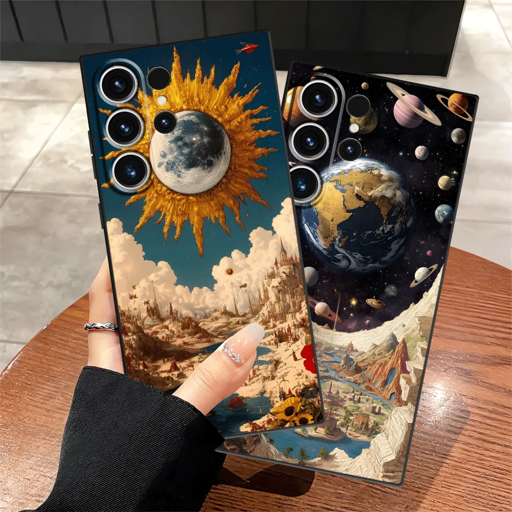 Earth Sun Art Black… - image