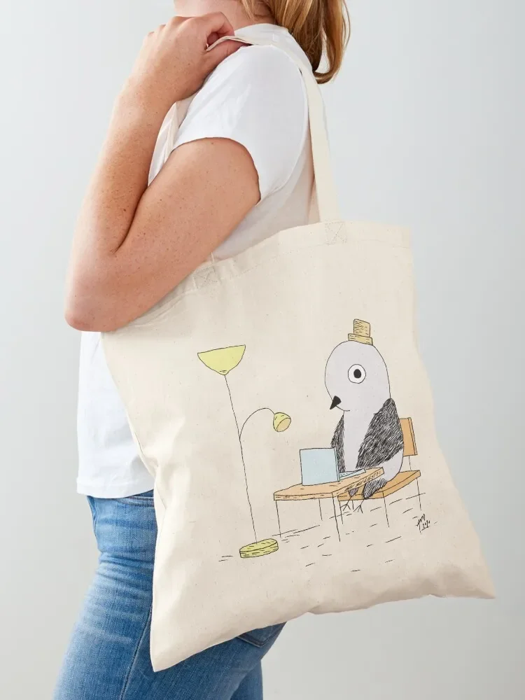 

Chico Works from Home Tote Bag Shopper bag Canvas shoulder bag shopping logo supermarket folding