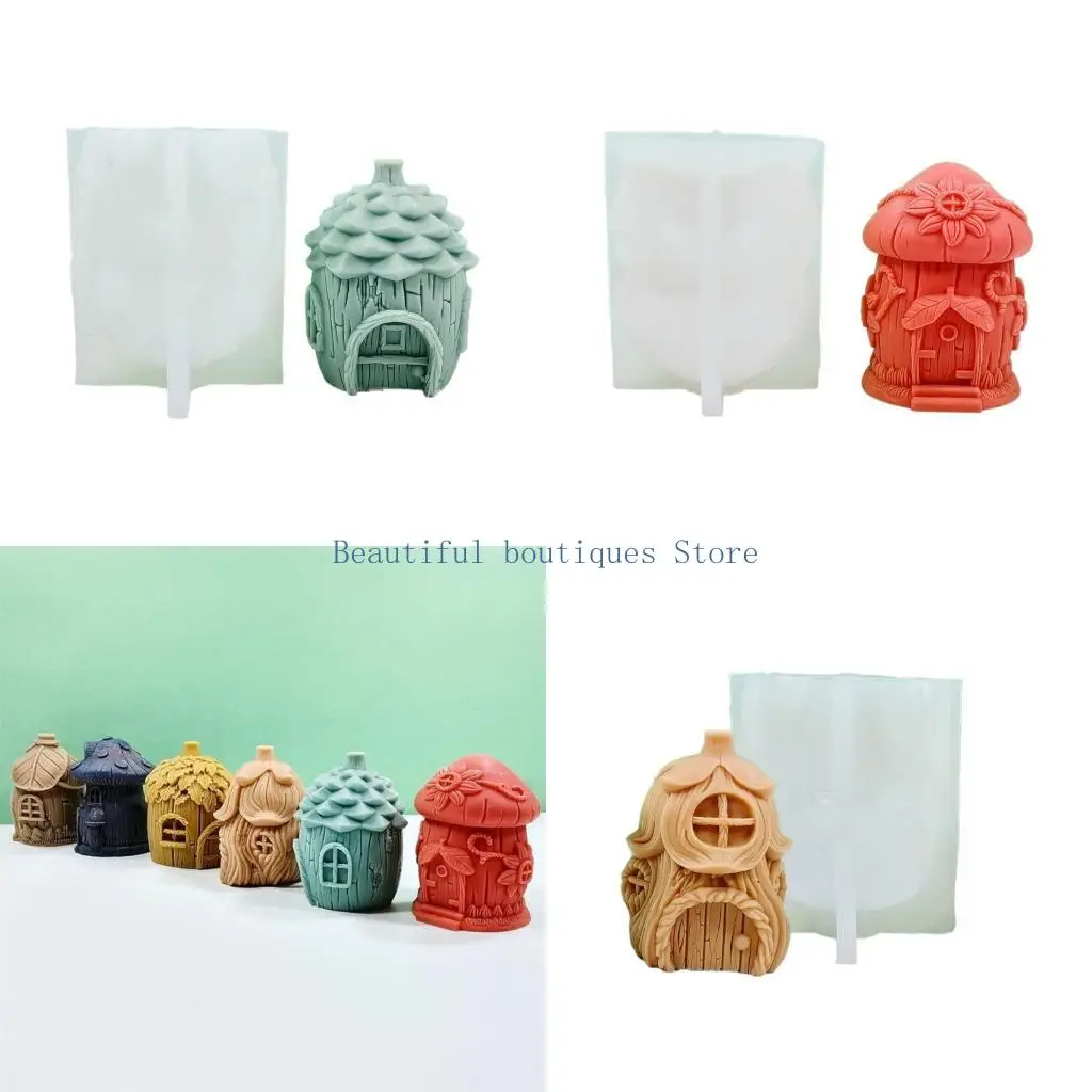 

U4LF уникальная форма для грибного домика, высококачественная силиконовая форма, подарки ручной работы для детей