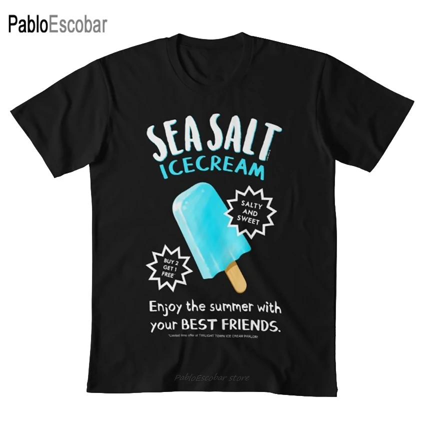 Sea Salt Ice Cream T shirt sea salt ice cream seasalt ice cream twilight town kingdom hearts sora roxas axel kairi riku namine