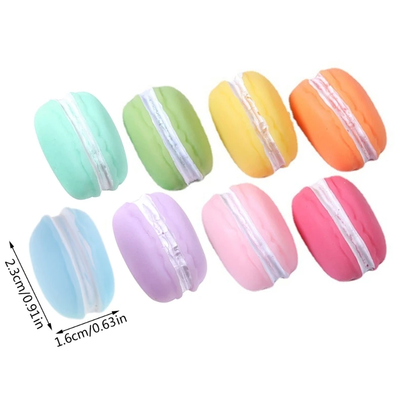 Y1UB Simulation Macaron Cake Artificial Resin 10 Pcs Fake Model