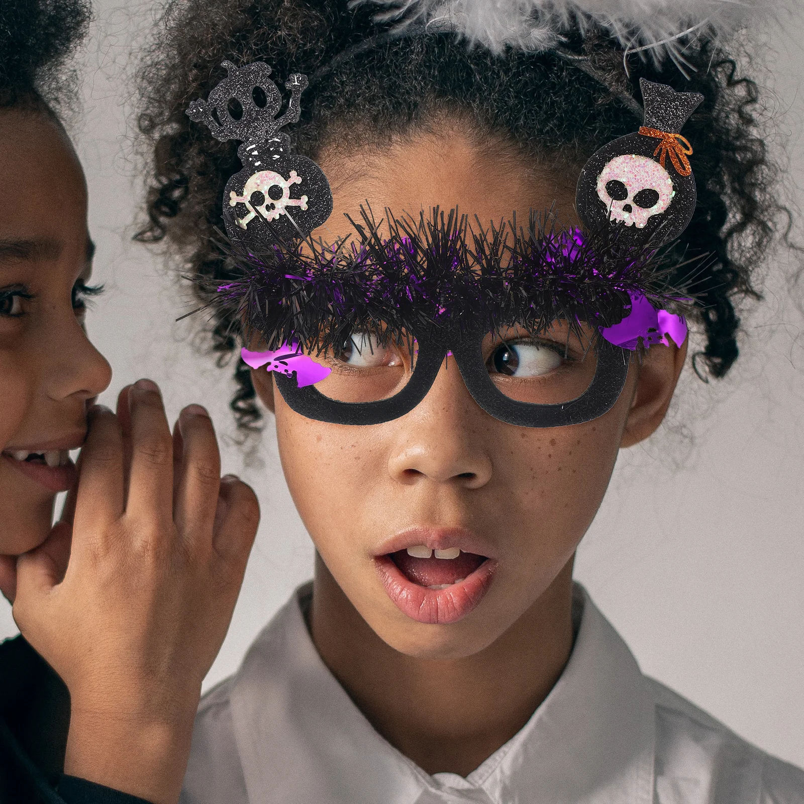 Oprawki okularów na Halloween Urocze Idealne Rekwizyty do Fotobudki na Imprezę Halloweenowe Upominki dla Dzieci