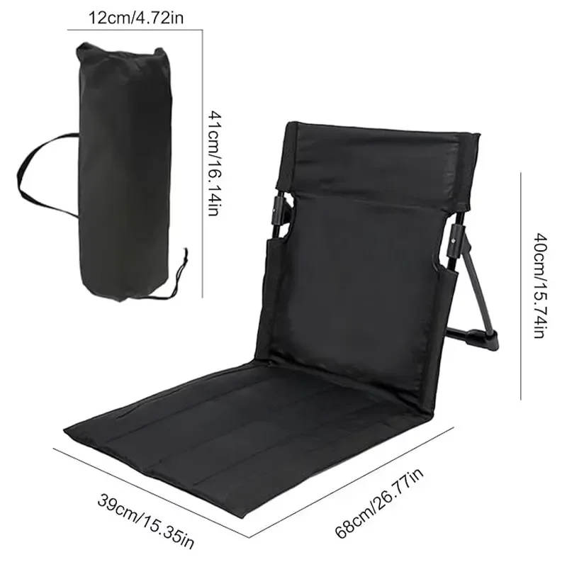 for Outdoor Custom Beach Chair Collapsible Balcony Chair Portable Folding Camping Mat Chair