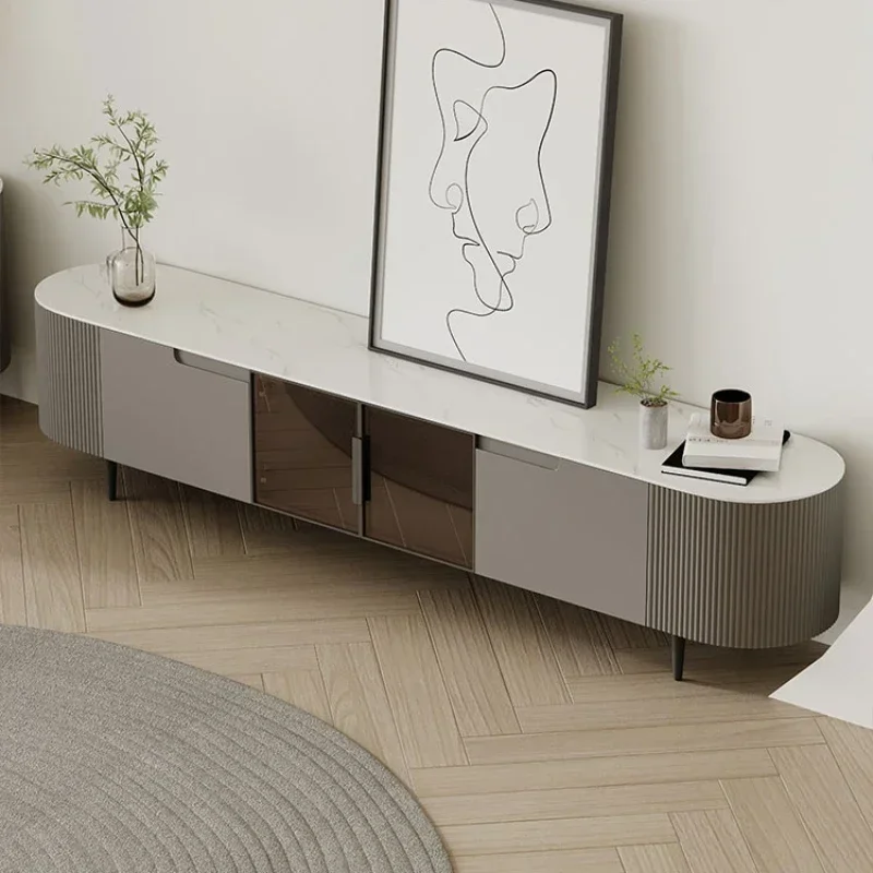 

Coffee Small Apartment Nordic Stone Plate Bedroom Light Luxury Storag