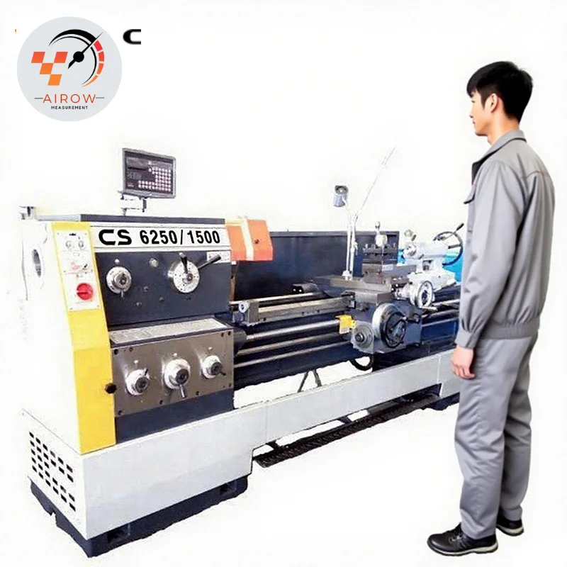 Airow CS6250C High Precision Conventional Industrial Manual Bench Lathe Torno Mecanico Manual Lathe Machine for Metalworking