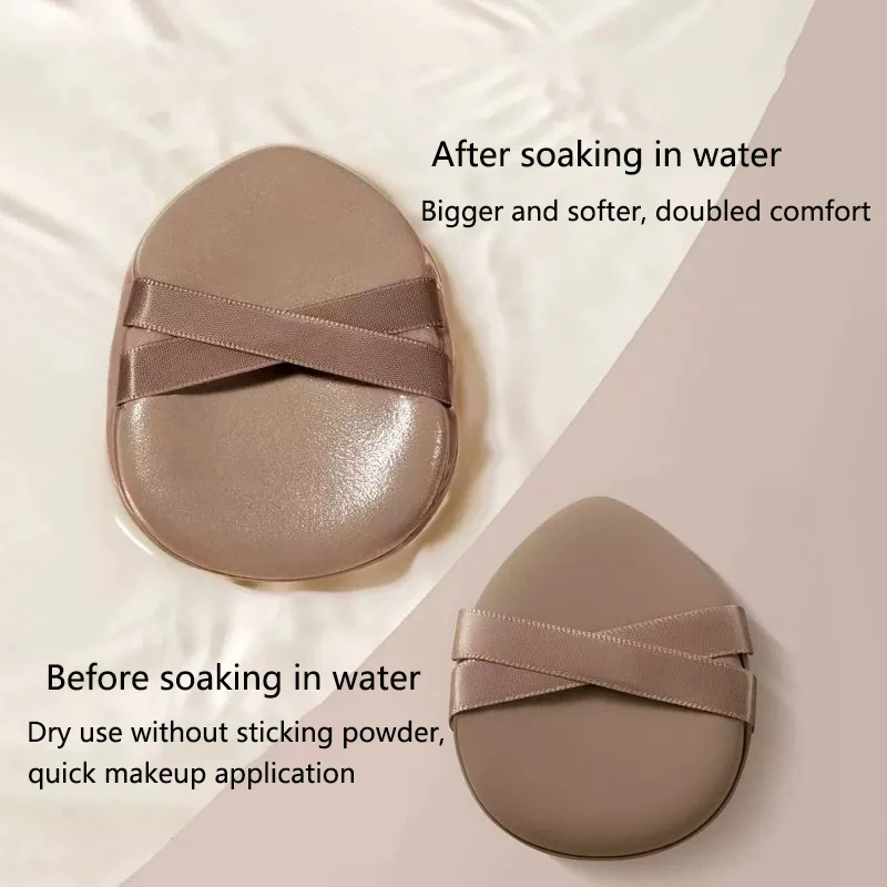 1/3/5/10 Uds esponja cosmética de doble cara uso en seco y húmedo para base líquida en polvo herramientas de maquillaje para mujeres Briolette esponja de polvo suave