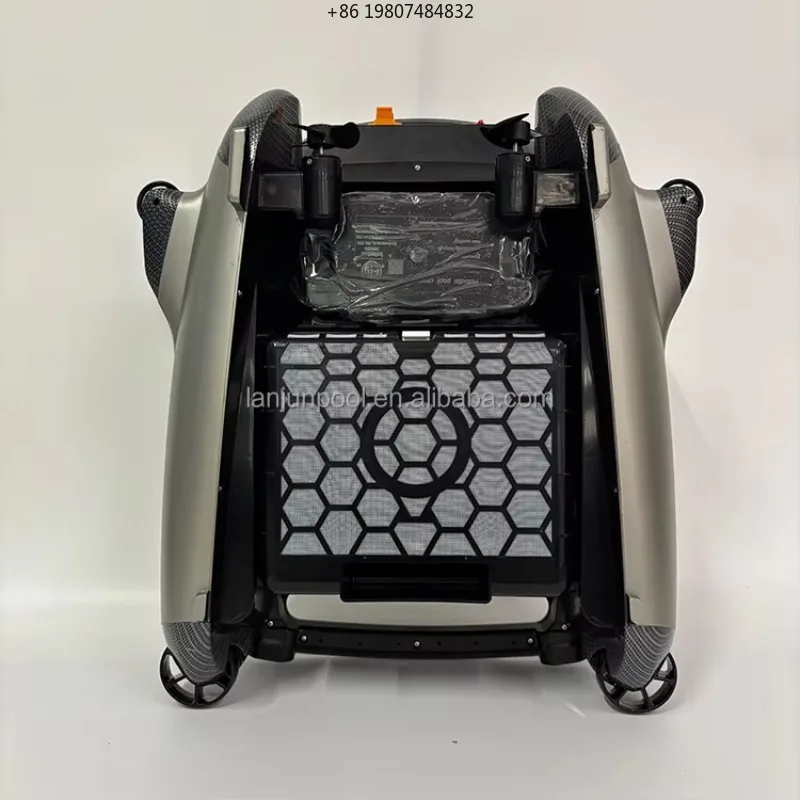 

Debris Cleaner with Operation and Removable Filter Basket Solar-Powered Automatic Pool Skimmer | Cordless Surface