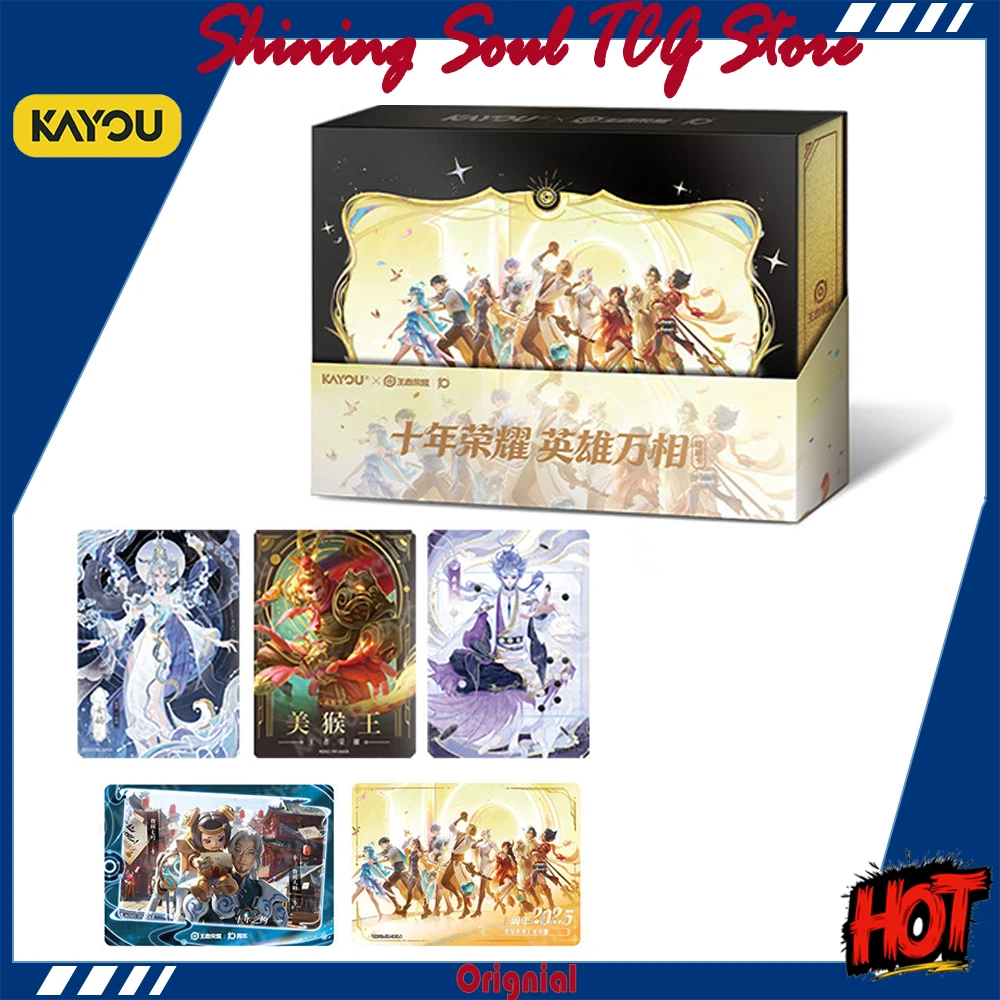 

Коллекционная карта KAYOU Genuine King of Glory: подарочный набор к 10-летию, периферийные карты, подарок на день рождения