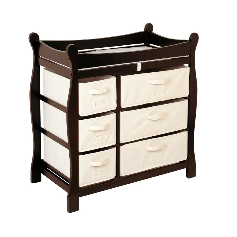 

Style Baby Changing Table with 6 Baskets
