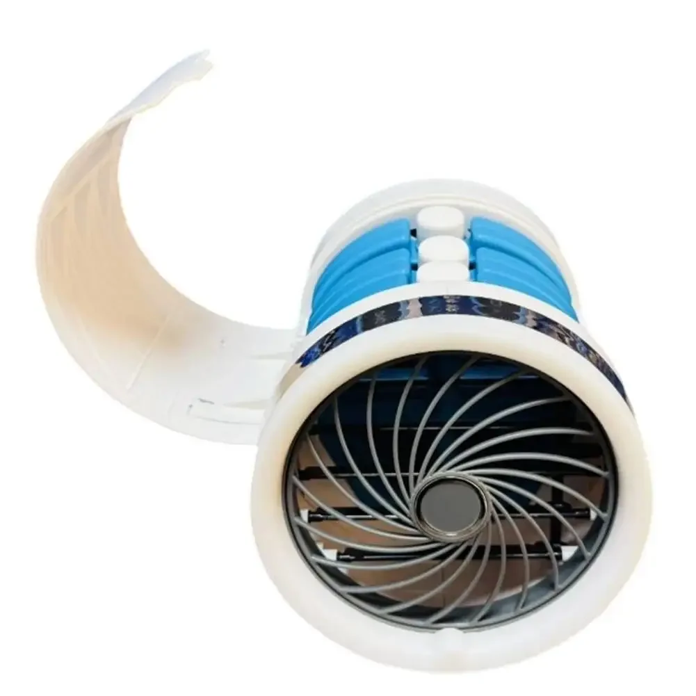 Personal Portable Air Circulation Fan with 3 Speed Air Cooler and Ice Packs Multi Directional Vents with LED Lights