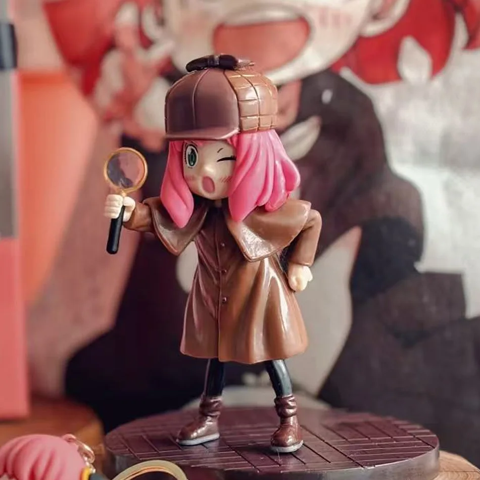 SPY×FAMILY CODE: Figura blanca de anime, figura linda y kawaii, muñeca de juguete, decoración de escritorio para coche, para niños, adultos, fanáticos, regalos de cumpleaños para niñas