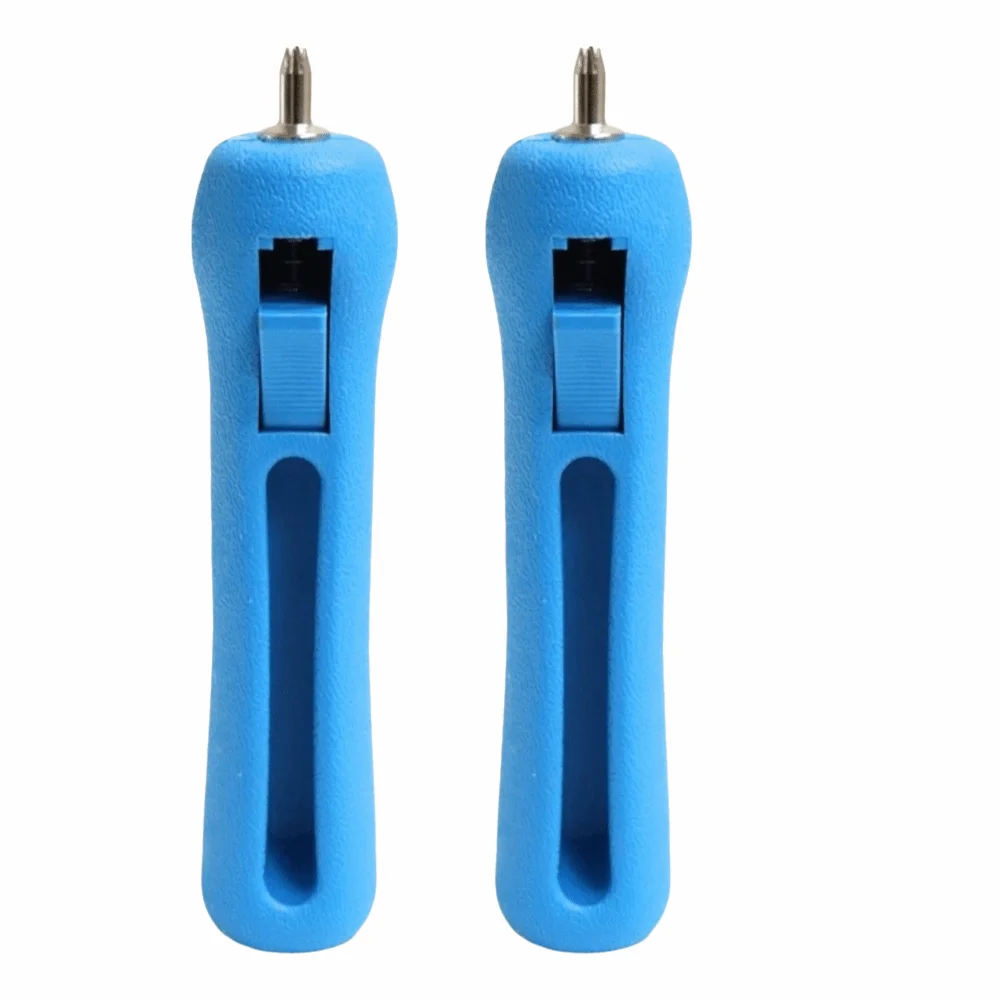 2PCS 4mm Hole Drip Irrigation Hole Punch Tool Push Needl Blue Irrigation Hole Puncher Lightweight for 4/7 Mm Tubing