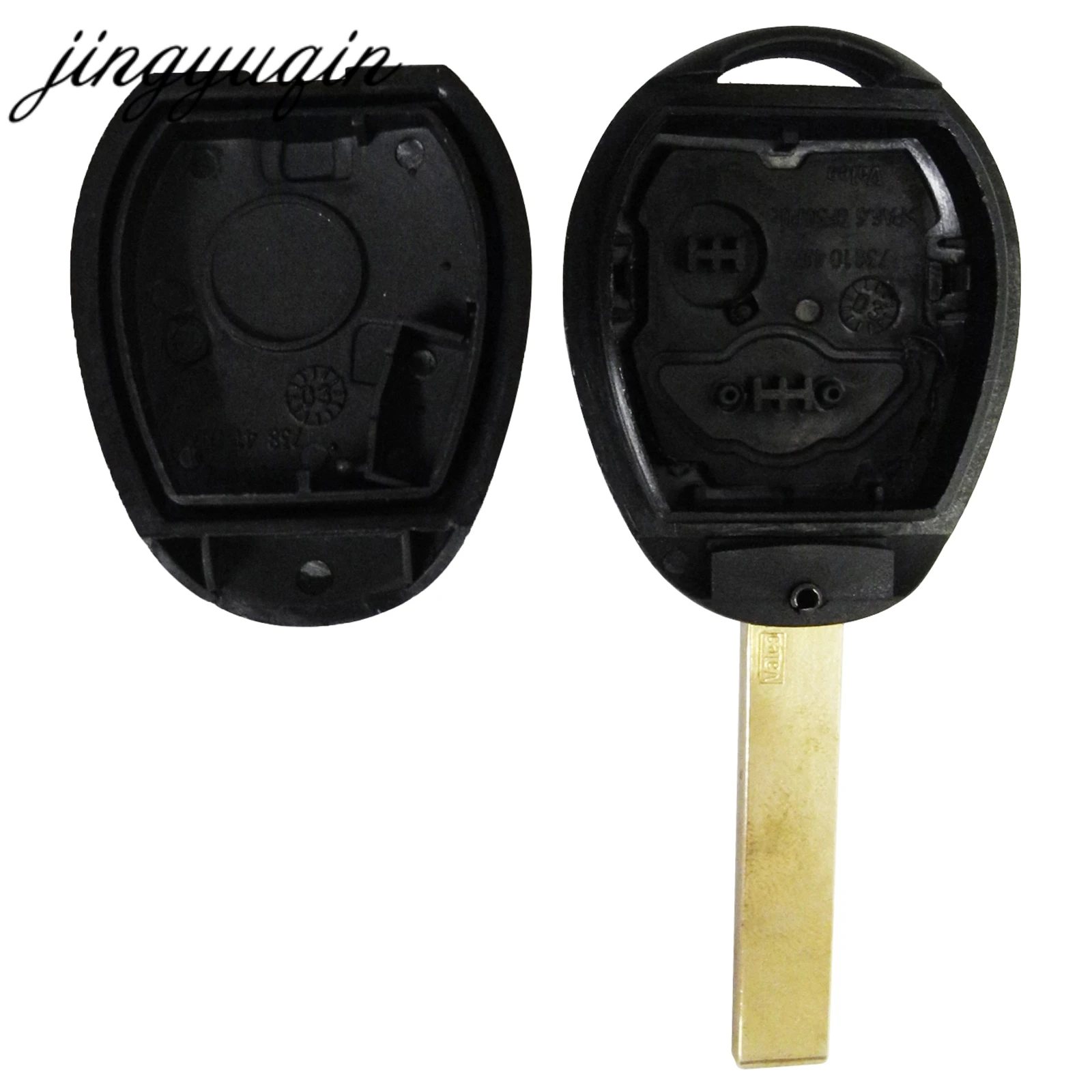 jingyuqin Cut/Uncut Blade Remote Key Shell fob For BMW Mini Cooper S R50 R53 2 Button Key Case