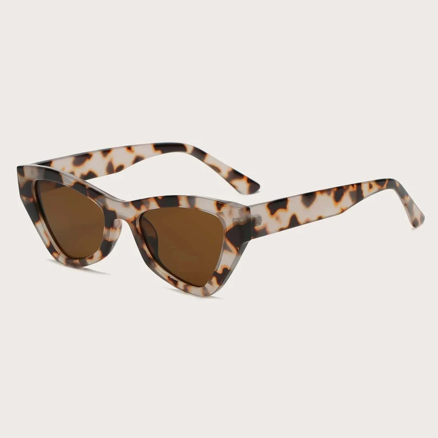 Retro Cat Eye Sunglasses Women Brand Designer Vintage Small Frame Ladies Classic Leopard Outdoor Sun Glasses Oculos De Sol