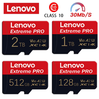 Original Lenovo 2TB Micro TF SD Card Memory Card TF/SD 128GB 256GB 512GB 1TB Mini Memory Card Class 10 For Camera/Phone 2025 NEW