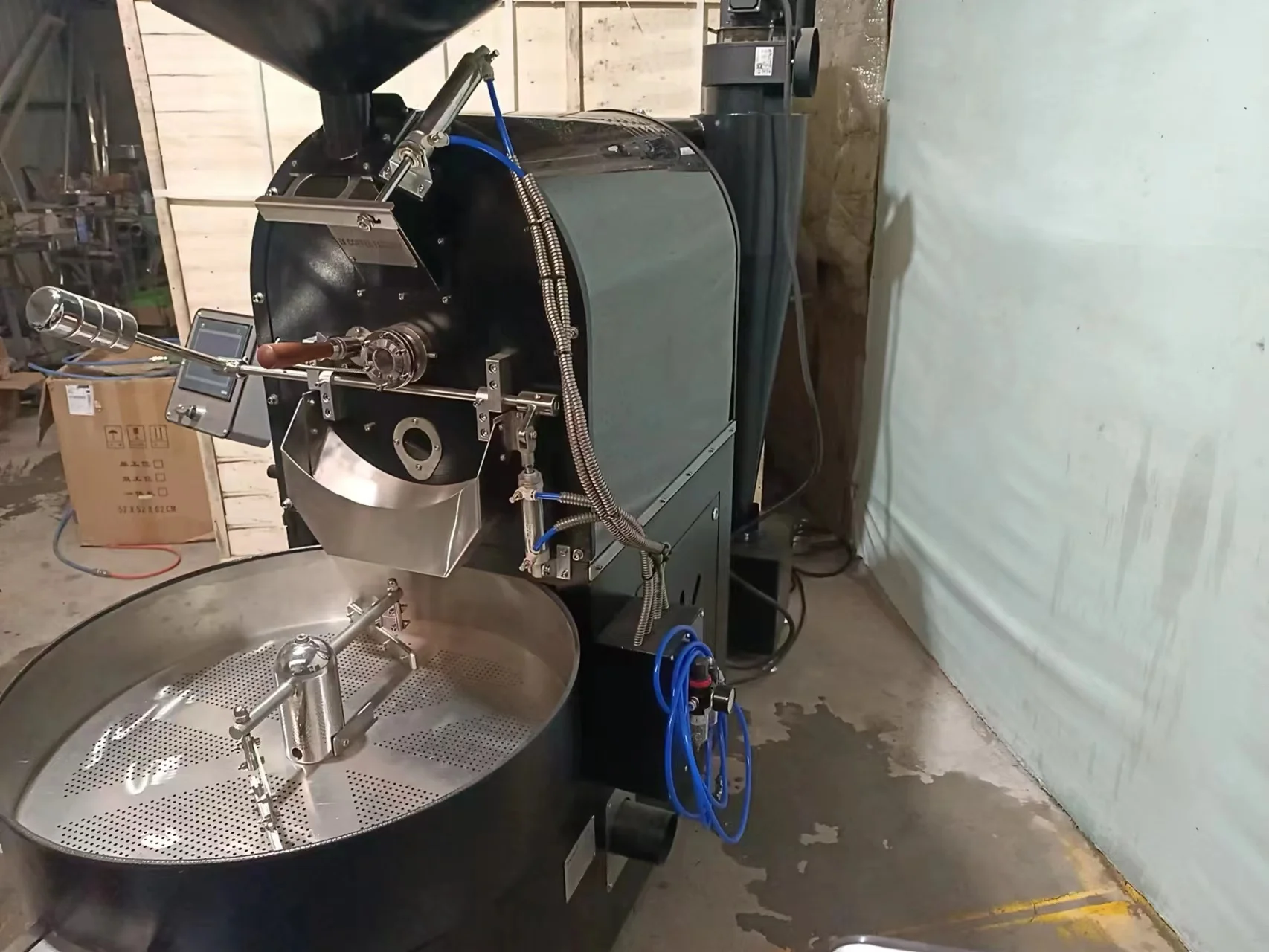 Wintop سعر المصنع مباشرة 2 كجم 3 كجم 5 كجم 6 كجم 12 كجم 15 كجم محمصة قهوة غاز ماكينة تحميص القهوة