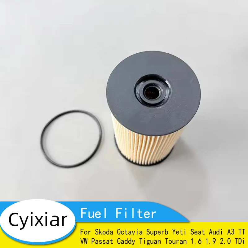 Fuel Filter For Skoda Octavia Superb Yeti Seat Audi A3 TT VW Passat Caddy Tiguan Touran 1.6 1.9 2.0 TDi 3C0127177 3C0127434