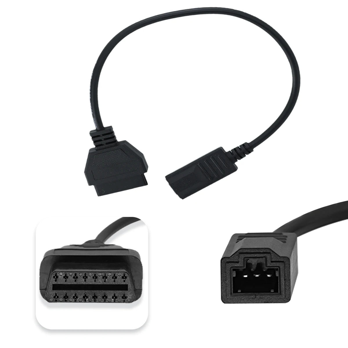 

Для Honda 3-контактный OBD2 Кабель-адаптер OBD 3Pin к OBD2 16-контактный автоматический преобразователь диагностического кабеля Инструмент для старой модели Honda