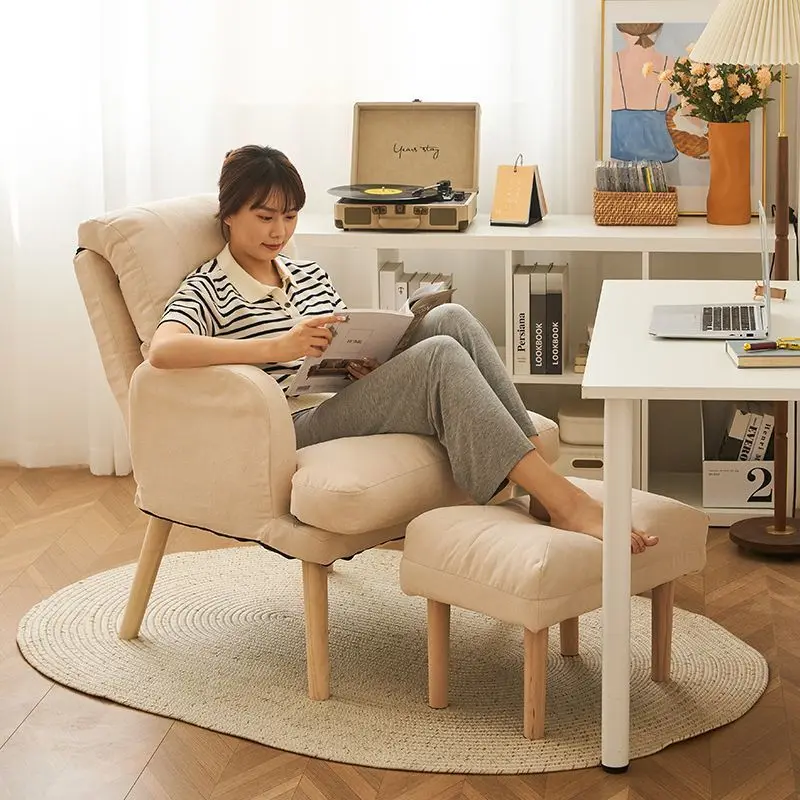 HYS computer chair enlarged and widened bedroom sedentary sofa chair dormitory single comfortable chair office dormitory