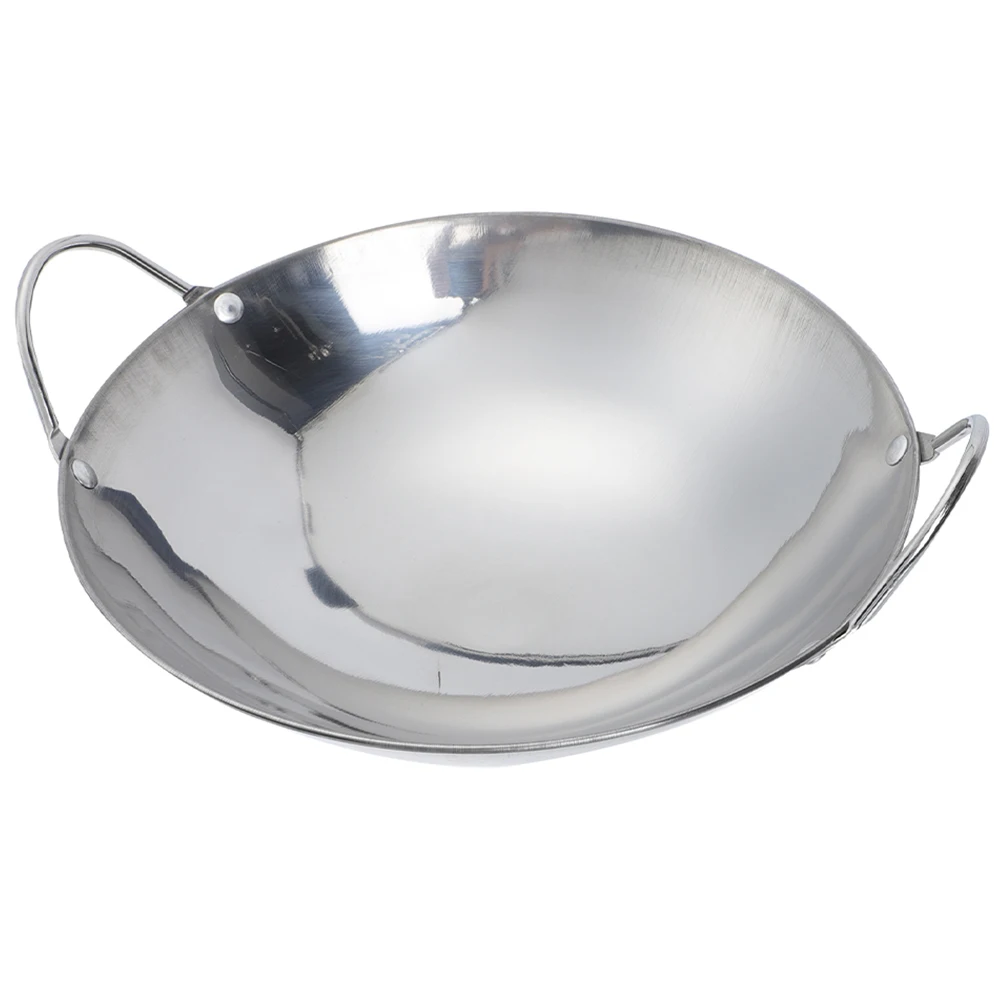 Olla de cocina antidesbordamiento, Wok de Metal de acero inoxidable, antiadherente, fácil de limpiar, ayudante de cocina, olla caliente de Material Premium resistente