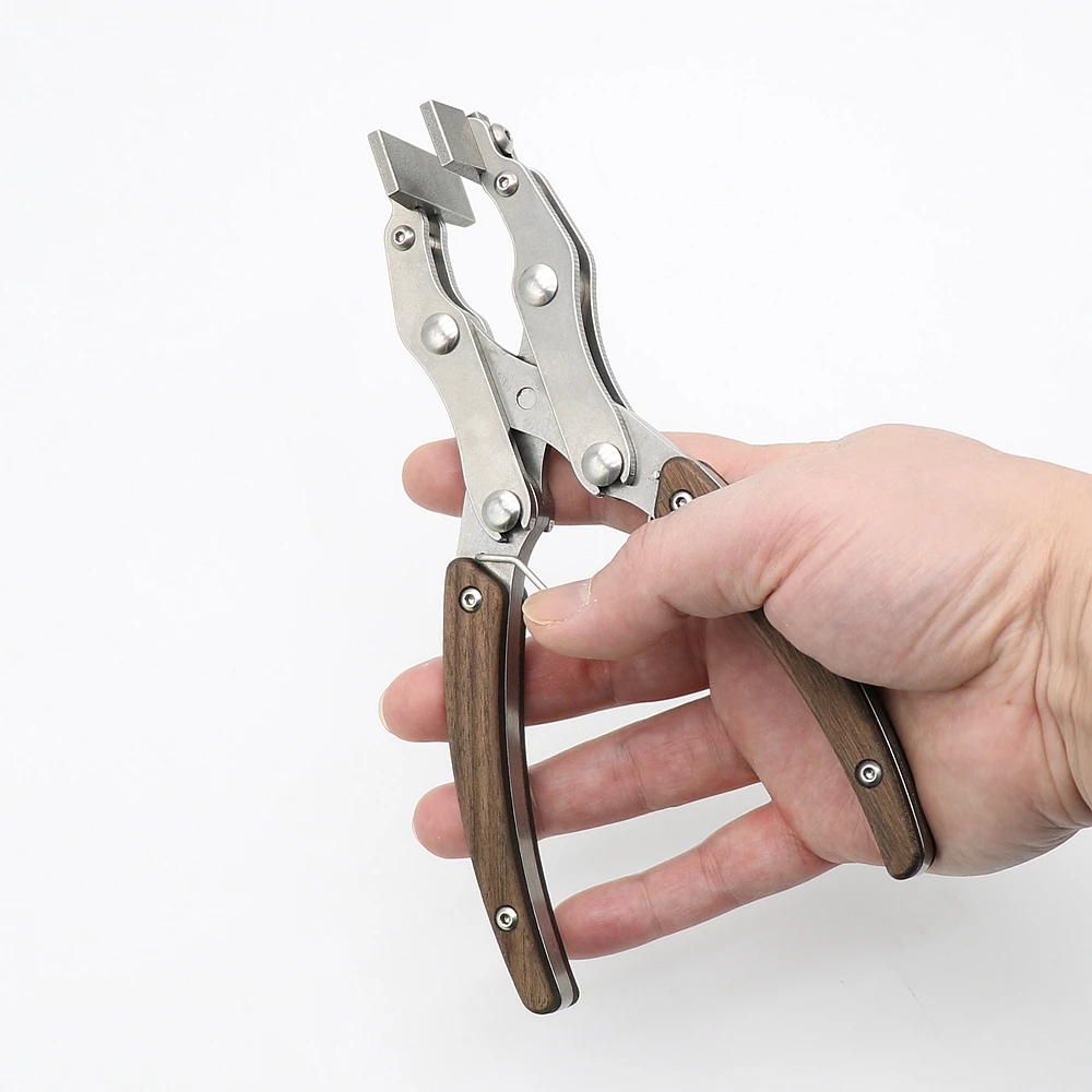 Professional Leather Flat Pliers Stainless Steel Parallel Pliers For Handmade Diy Craftsman Leathercraft Tools