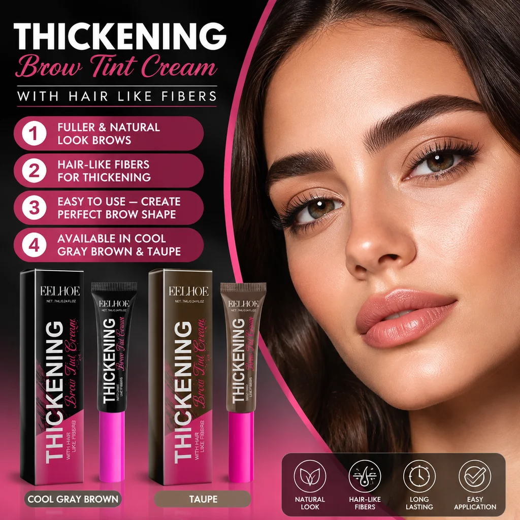 Eelhoe Fiber Eyebrow Dyeing Cream Series Natural Makeup Color Waterproof And Longlive Three-Dimensional Shaping Eyebrow Makeup