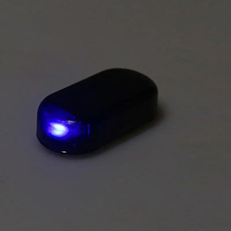 Fake Car Alarm Light LED Flashing Security Light Alarm LED Light Simulate Imitation Security System Simulated Fake Alarm Warning
