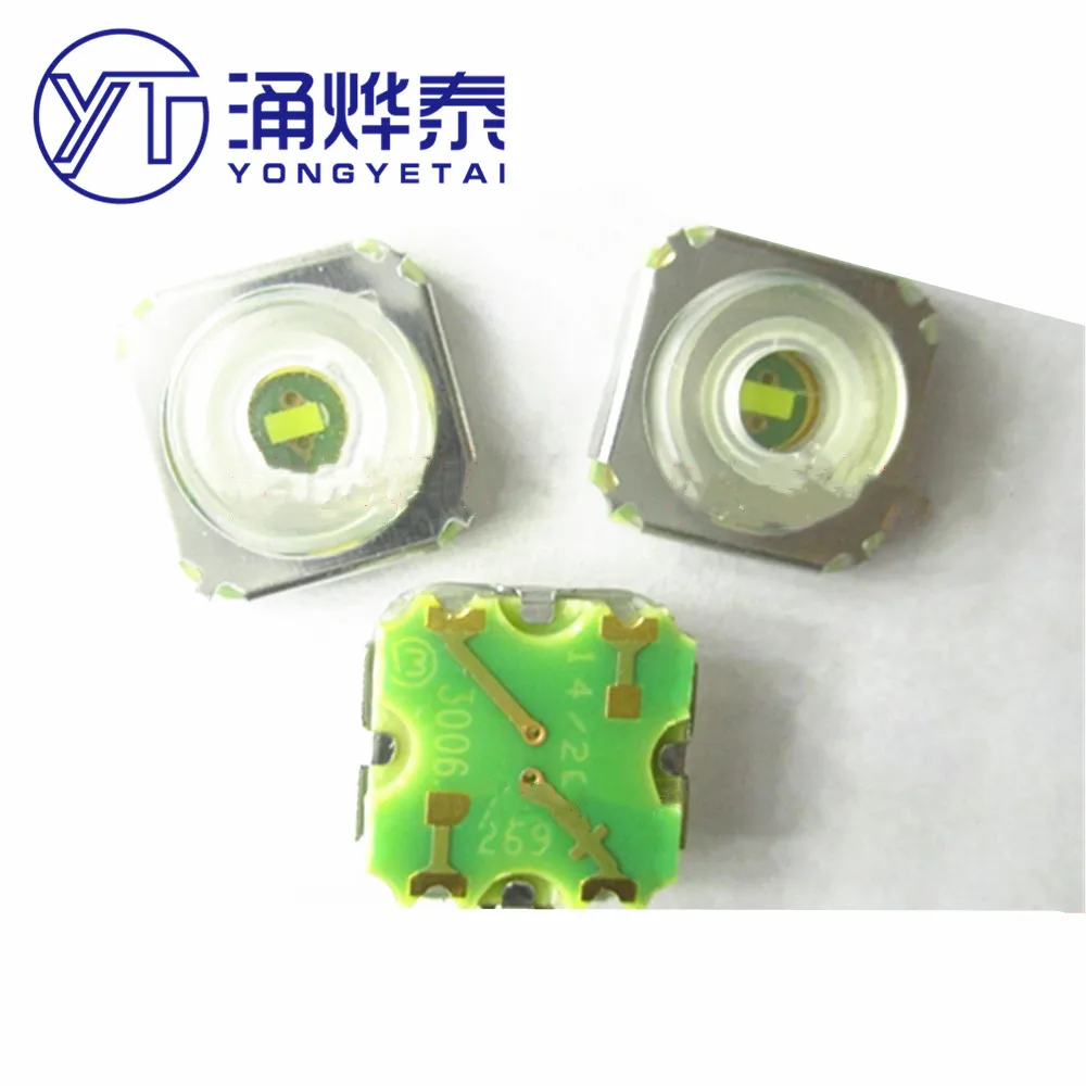 YYT 2PCS TS-H011 light touch switch 10*10*4 silicone car key reset button with light TQ2/3-10