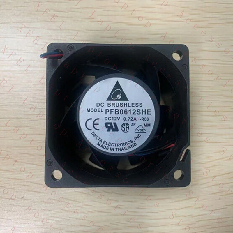 

D 1PCS For PFB0612SHE High Speed Cooling Fan DC12V 0.72A 6038 60mm 3Pin #as