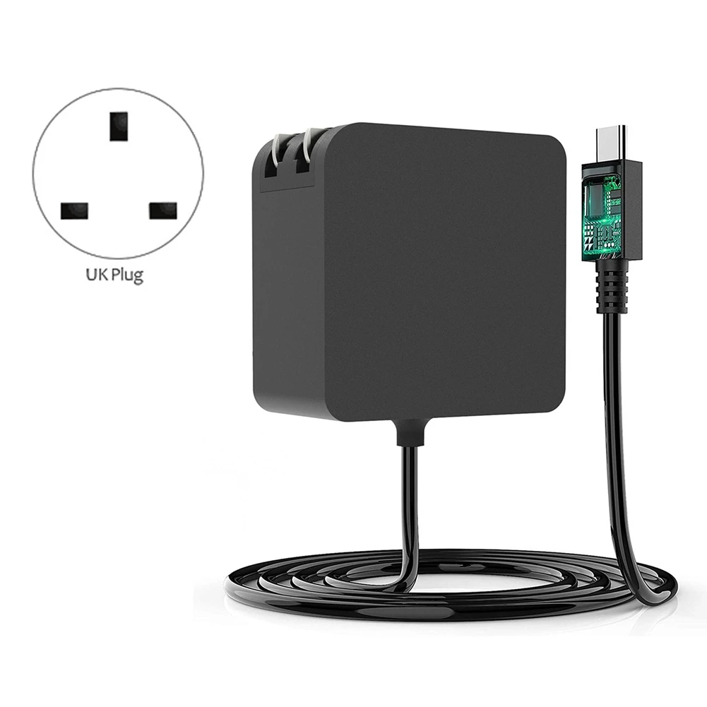 For Charger Wall Adapter 45W Power PD Protocol Support Screen Mirroring for N Console(UK Plug)