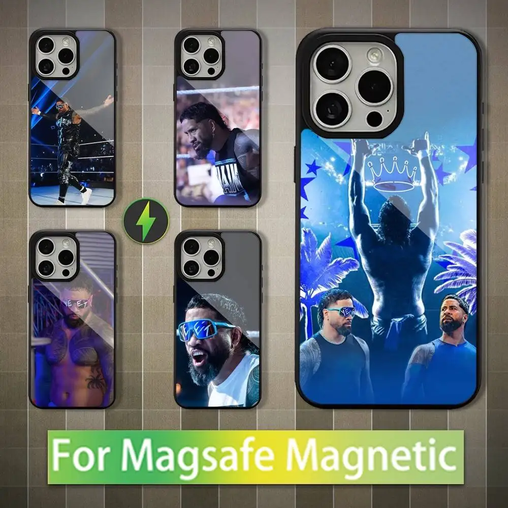 

J-Jey USO Y-YEET Wrestler Phone Case For iPhone 16,15,14,13,12,11,Pro,Max,Plus,Mini,Magsafe,Magnetic Wireless Charging Case