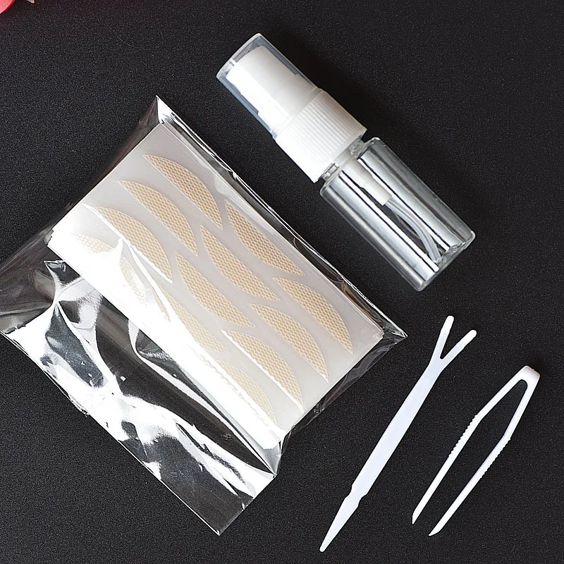 240 pçs remendos para afastar pálpebras fita invisível pálpebras duplas adesivos leve invisível pálpebras caídas vêm com ferramentas