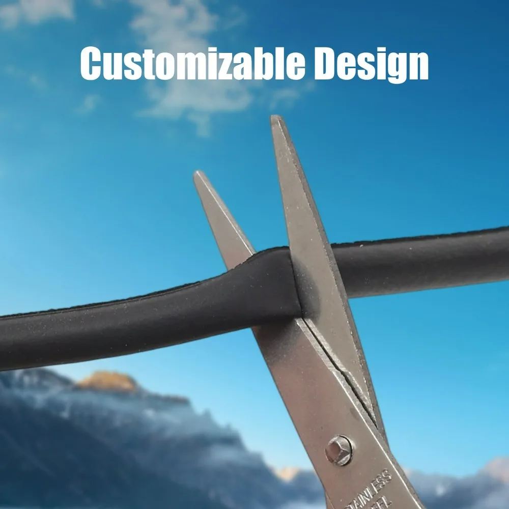 سيارة غطاء خزان الوقود ختم الشريط D-شكل العالمي EPDM سدادة مطاطية طوقا 90 سنتيمتر مقاوم للماء الغبار ذاتية اللصق اكسسوارات السيارات