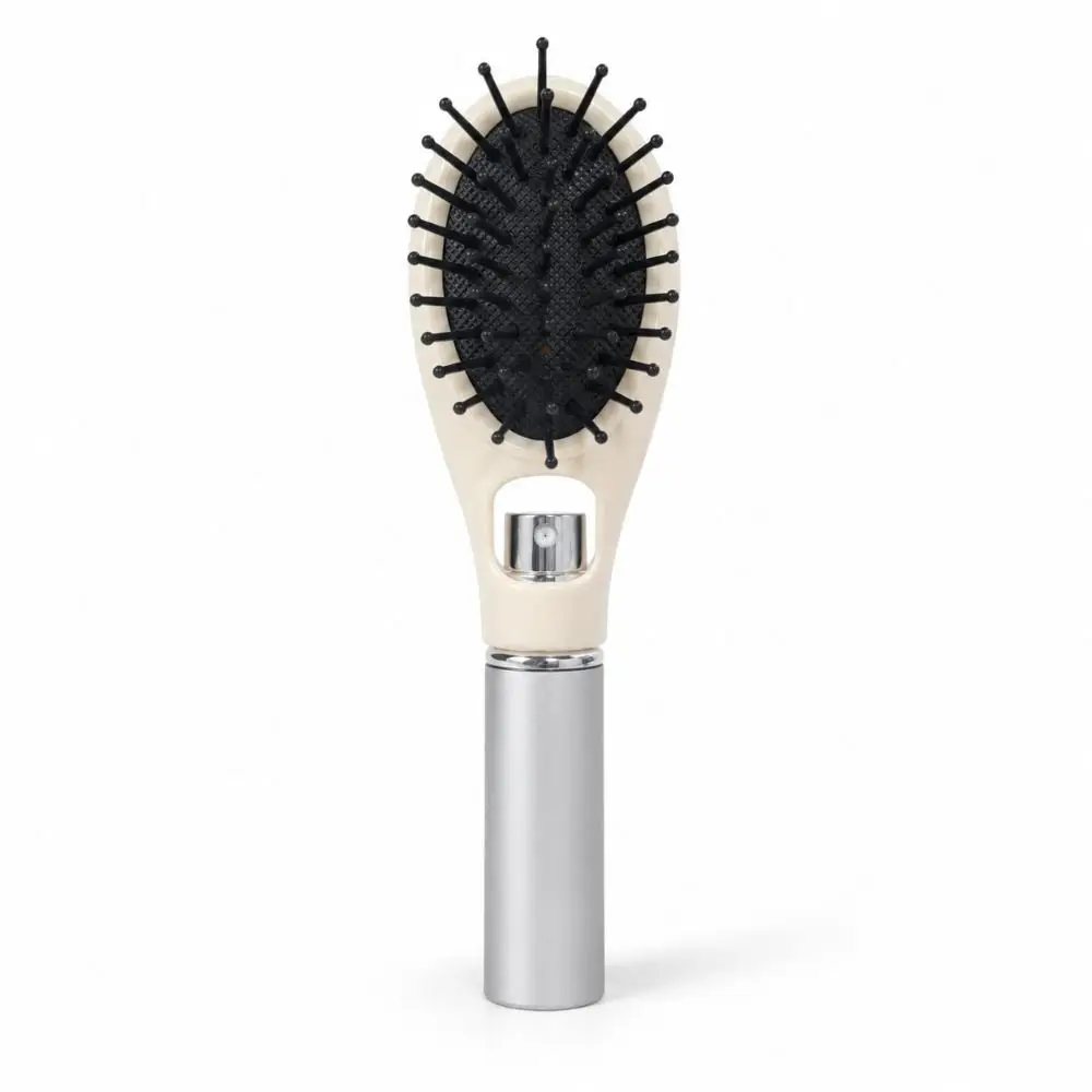 Multi-Function Spray Massage Comb Anti-Frizz Hair Care Refillable Spray Hair Brush Anti-Static Portable