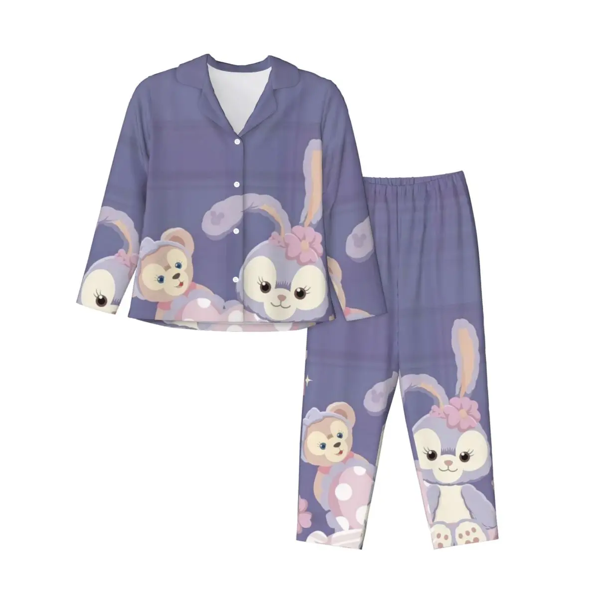 

Duffy And Friends Women Pajamas 2 Pieces Set Loungewear pyjama pour femme