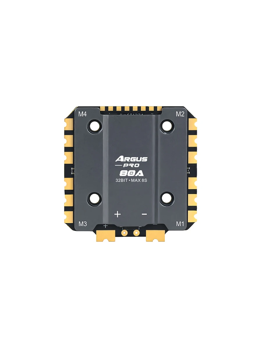 AxisFlying ARGUS PRO FPV ESC - 8 bits/32 bits |   8S 80A/100A |   SMT |   Ver.JTE145-B2/B5/G0 para uso em drones FPV, resfriamento, potência estável