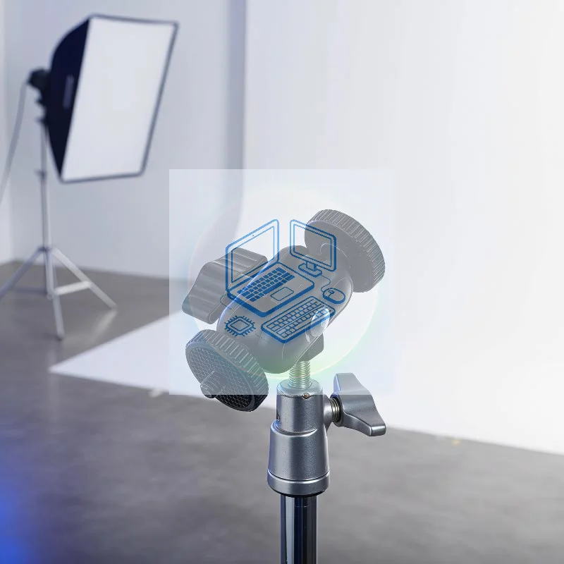 Double Ball Heads Magic Arm 360° 1/4" Screw Extend Mount 15mm Ball for Camera Monitor Video Light Mic Tripod