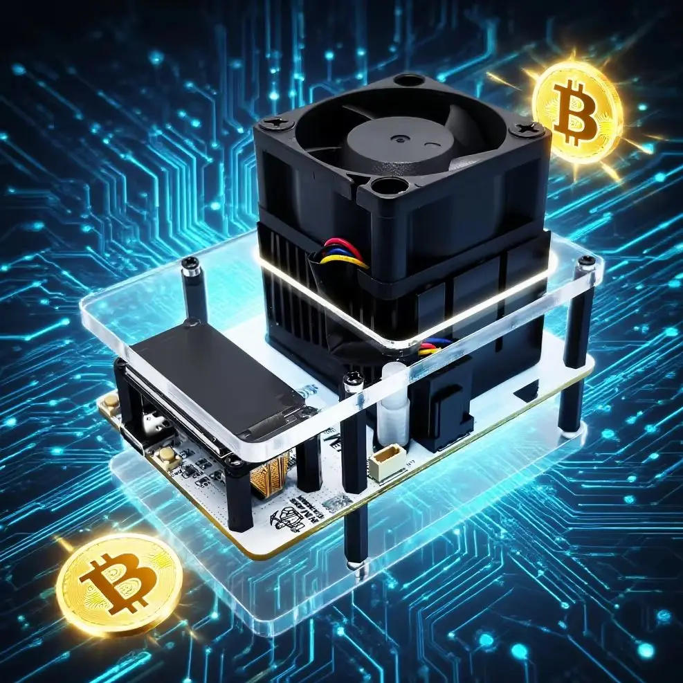 NMAxe Gamma 601 Optimized NMMiner Official BM1370 ASIC BTC Solo Lottery Miner 1.2TH/s Open-source Home Using