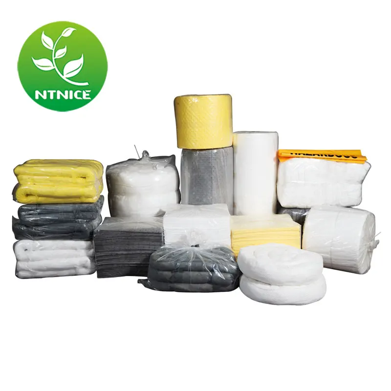 سجادات ولفائف ماصة للزيت من البولي بروبيلين لانسكاب الصناعة والتسرب