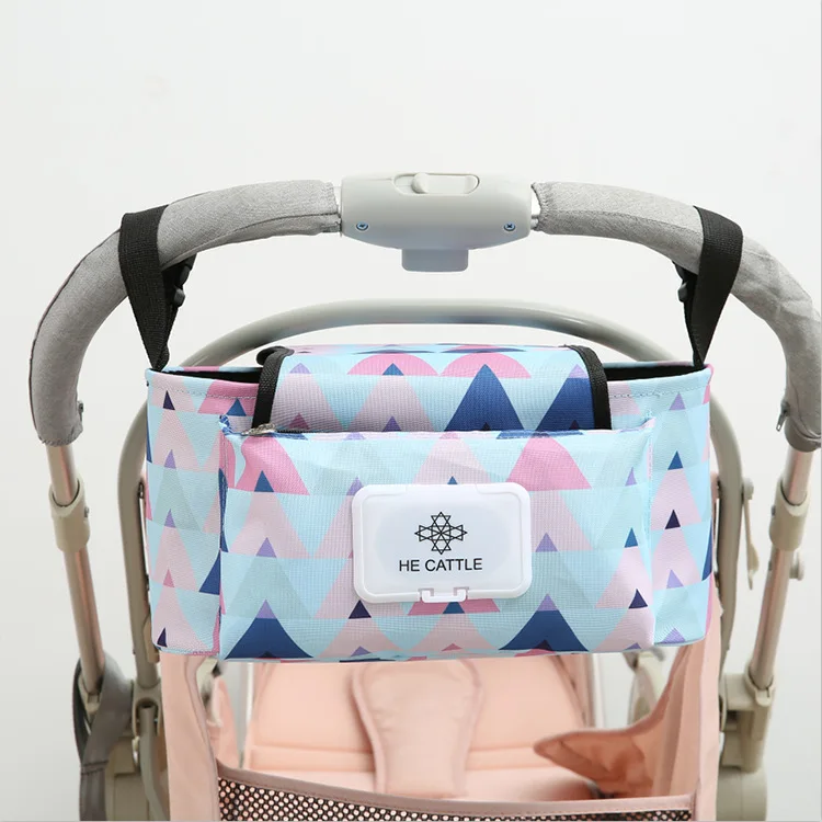 Heround baby stroller storage bag, acessórios de grande capacidade para crianças