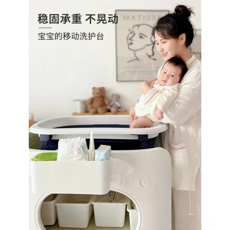 Baby diaper table, baby touch care table, diaper change removable