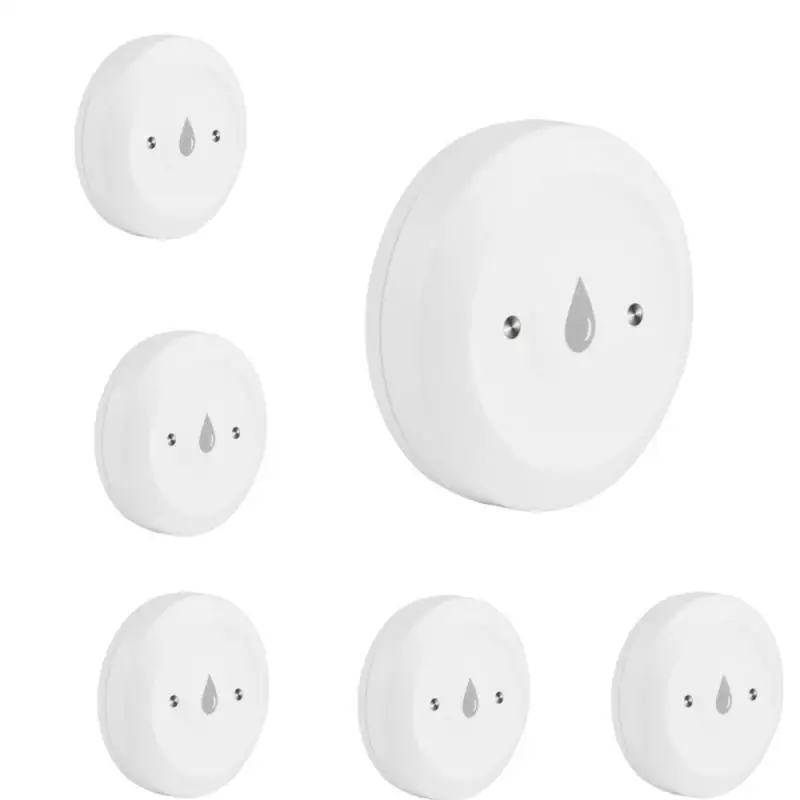 

DC3V CR2032 battery Tuya Water Sensor Smart Leak Alarm Detector Water Tank Full Water Linkage Alarm Work For TUYA Smart Life APP